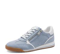 MARCO TOZZI Damen Sneaker weiches Feel Me Wechselfußbett weiches Innenfutter Modern, blau (Polar), 40 EU