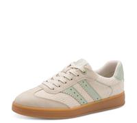 Marco Tozzi Damen Sneaker weiches Feel Me Wechselfußbett weiches Innenfutter Modern, grün (Mint Comb), 36 EU