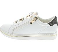 Plateausneaker MARCO TOZZI, Damen, Gr. 38, weiß, Lederimitat, Schuhe Plateausneaker, Freizeitschuh, Halbschuh, Schnürschuh mit Logoschriftzug (62997002-38) weiß
