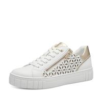 Marco Tozzi Damen Sneaker weiches Feel Me Wechselfußbett weiches Innenfutter Vegan Modern
