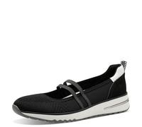 Marco Tozzi Damen-Slipper mit Riemen, bequem – Schwarz (Black Comb) Gr. 38