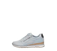 Marco Tozzi Damen Sneaker weiches Feel Me Wechselfußbett weiches Innenfutter Vegan Modern, blau (LT.Blue Comb), 38 EU