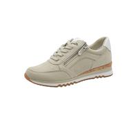 MARCO TOZZI Damen Sneaker weiches Feel Me Wechselfußbett weiches Innenfutter Vegan Modern, grün (Matcha Comb), 36 EU