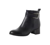 MARCO TOZZI Damen Stiefel aus Leder mit Reißverschluss Bequem