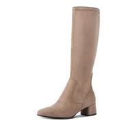Marco Tozzi Damen Stiefel mit Blockabsatz Elegant, Braun (Stone), 36 EU