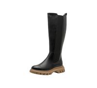 Marco Tozzi Damen Stiefel mit Reißverschluss Elegant, Schwarz (Black/Nature), 38 EU