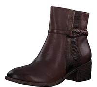 Marco Tozzi Stiefelette Leder/Synthetik Cognac