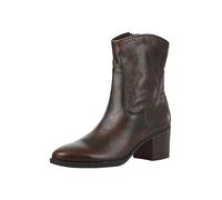 MARCO TOZZI Damen Stiefeletten mit Absatz aus Leder mit Reißverschluss, Braun (Cuoio Antic), 37 EU
