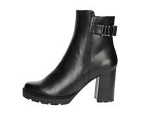 MARCO TOZZI Damen Stiefeletten mit Absatz Elegant mit Reißverschluss, Schwarz (Black), 36 EU