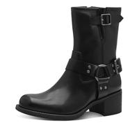 Marco Tozzi Damen Stiefeletten 2-25388-43, Blockabsatz mit Reißverschluss, Schwarz, Größe 38 EU