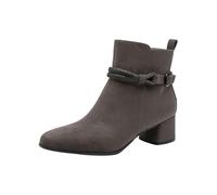 Marco Tozzi Damen Stiefeletten mit Blockabsatz Elegant, Grau (Graphite), 39 EU