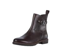 Marco Tozzi Damen Stiefeletten ohne Absatz Cowboy mit Schnalle, Braun (Mocca Comb), 38
