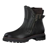 MARCO TOZZI Damen Stiefeletten ohne Absatz mit Lederanteil Winter, Grün (Olive Comb), 41 EU