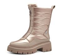 MARCO TOZZI Damen-Outdoor-TEX-Stiefel-Moonboot Metallic-Taupe multicolor40