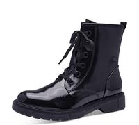 MARCO TOZZI Damen Stiefeletten zum Schnüren Flach mit Reißverschluss, Lila (Purple Patent), 37 EU