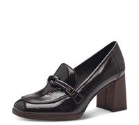 Marco Tozzi Damen Trotteur mit Blockabsatz Elegant, Braun (Mocca Patent), 40 EU