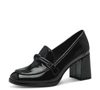 Marco Tozzi Damen Trotteur mit Blockabsatz Elegant, Schwarz (Black Patent), 38 EU