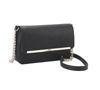 MARCO TOZZI Damen Umhängetasche Überschlag Kettenriemen 2-61120-29, Farbe:Schwarz