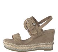 Marco Tozzi Damenschuhe Keilsandaletten NUDE - Gr. - 39