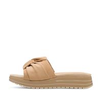 MARCO TOZZI Damen Pantoletten Bequem Sommer, Braun (Biscuit), 41 EU