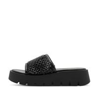 Marco Tozzi Damenschuhe Klassische Pantoletten BLACK BLACK - Gr. - 41