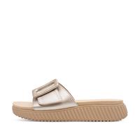 Marco Tozzi Damenschuhe Klassische Pantoletten PLATINUM PLATINUM - Gr. - 39