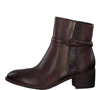 Marco Tozzi Stiefelette Leder/Synthetik Cognac