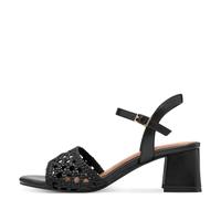 MARCO TOZZI Damenschuhe Riemchensandalen BLACK BLACK - Gr. - 39
