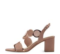 Marco Tozzi Sandalette Damen mit Absatz, verstellbarer Riemen, vegan, Gr. 37