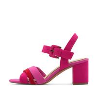 MARCO TOZZI Damen Sandalen mit Absatz Elegant Vegan, Rosa (Pink comb), 37 EU