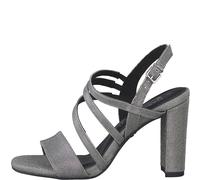Marco Tozzi Damenschuhe Sandaletten BLACK METALLIC BLACK METALLIC - Gr. - 38