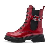 Marco Tozzi Damenschuhe Schnürstiefel DARK RED PATENT DARK RED PATENT - Gr. - 40