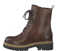 Marco Tozzi Damenschuhe Schnürstiefeletten COGNAC CROCO COGNAC CROCO - Gr. - 39