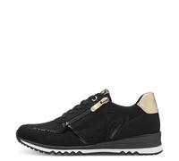 MARCO TOZZI Damenschuhe Sportliche Schnürer BLACK/GOLD BLACK/GOLD - Gr. - 41