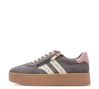 Marco Tozzi Damenschuhe Sportliche Schnürer DK.GREY COMB DK.GREY COMB - Gr. - 38