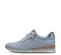 Marco Tozzi Damenschnürer 2378141 – sportlich, vegan, Wechselfußbett, LT.Blue Comb Gr. 38