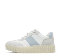 MARCO TOZZI Damenschuhe Sportliche Schnürer WHITE/BLUE WHITE/BLUE - Gr. - 36