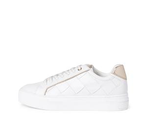 Marco Tozzi Damenschuhe Sportliche Schnürer WHITE COMB WHITE COMB - Gr. - 41