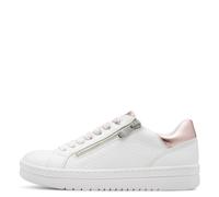 MARCO TOZZI Damenschuhe Sportliche Schnürer WHITE/POWDER WHITE/POWDER - Gr. - 41