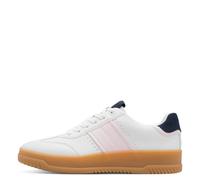 Marco Tozzi Damenschuhe Sportliche Schnürer WHITE / SOFT PINK WHITE / SOFT PINK - Gr. - 39