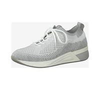 Marco Tozzi EARTH EDITION 2-2-23760-26/197 WHITE COMB Sportliche Schnürer FS 2021 für Damen, weiß, Größe 40 EU