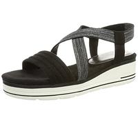 Marco Tozzi Damen Earth Edition 2-2-28772-26 Sandale, Black Comb, 37 EU