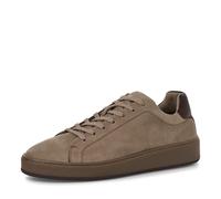 Sneaker MARCO TOZZI BY GMK, Herren, Gr. 41, grau (taupe), Nubukleder, sportlich, Schuhe, Freizeitschuh, Halbschuh, Schnürschuh mit Kontrastbesatz (38715811-41) taupe