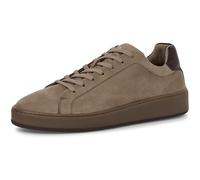 Sneaker MARCO TOZZI BY GMK, Herren, Gr. 41, grau (taupe), Nubukleder, sportlich, Schuhe, Freizeitschuh, Halbschuh, Schnürschuh mit Kontrastbesatz (38715811-41) taupe