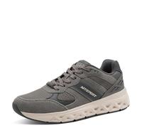 Marco Tozzi Herren Sneaker Leder Wechselfußbett leicht Stilvoll, grau (Grey), 46 EU