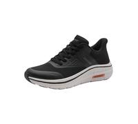 Marco Tozzi Herren Sneaker leicht Wechselfußbett optimale Gewichtsverteilung elastische Schnürung Modern, schwarz (Black), 42 EU