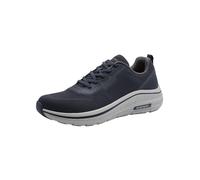 Marco Tozzi Herren Sneaker leicht Wechselfußbett optimale Gewichtsverteilung elastische Schnürung Modern, blau (Navy), 42 EU