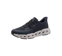Marco Tozzi Herren Sneaker Wechselfußbett leicht elastische Schnürung Stylisch, blau (Navy), 44 EU