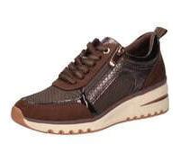 MARCO TOZZI Damen-Schnürhalbschuh Schoko-Braun 38