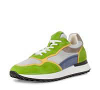 MARCO TOZZI by Guido Maria Kretschmer Herren Sneaker flach aus Leder mit dicker Sohle, Mehrfarbig (Green Comb), 44 EU